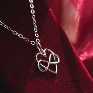 Infinite Connection Heart Necklace - Many Hearts One Beat