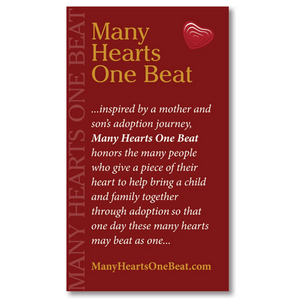 Tri-Heart Adoption Bracelet - Many Hearts One Beat