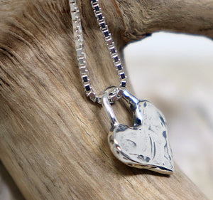 Tiny Heart Necklace - Many Hearts One Beat